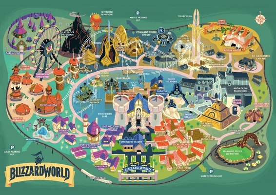 Blizzard World Puzzle By Blizzard Entertainment (Compiled by) Cover Image