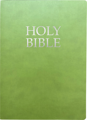 Kjver Holy Bible, Large Print, Olive Ultrasoft: (King James Version Easy Read, Red Letter, Green) Cover Image