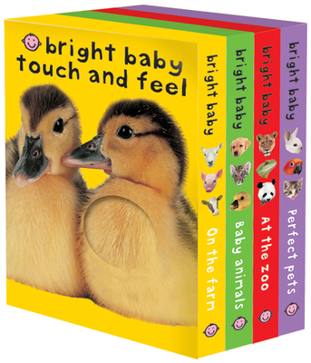 Bright Baby Touch & Feel Boxed Set: On the Farm, Baby Animals, At the Zoo and Perfect Pets (Bright Baby Touch and Feel) By Roger Priddy Cover Image