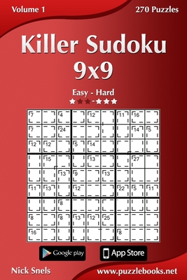 Killer Sudoku 9x9 - Easy to Hard - Volume 1 - 270 Puzzles (Paperback) | Books Inc. - The Oldest Independent Bookseller