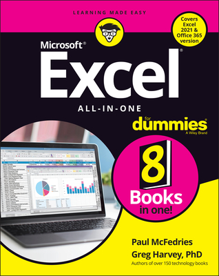 Excel All-In-One for Dummies By Paul McFedries, Greg Harvey Cover Image