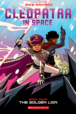 The Golden Lion: A Graphic Novel (Cleopatra in Space #4) Cover Image