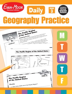Daily Geography Practice Grade 3: EMC 3712 By Evan-Moor Corporation Cover Image