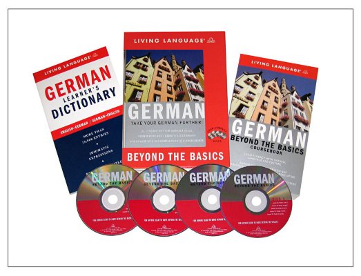 4 Audio CDs Beyond the Basics: German : Includes Coursebook Book and CD Set and Learners Dictionary