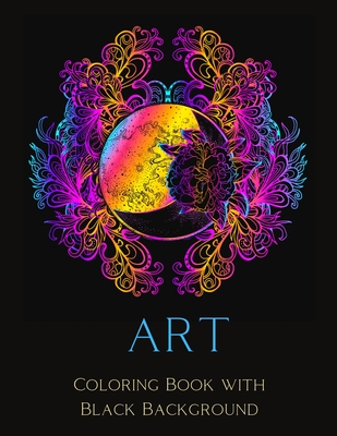 Download Art Coloring Book With Black Background Paperback Sparta Books