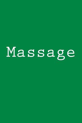 Massage: Notebook Cover Image