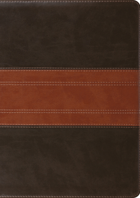ESV Study Bible, Large Print (Trutone, Forest/Tan, Trail Design)  Cover Image