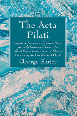 The Acta Pilati Cover Image