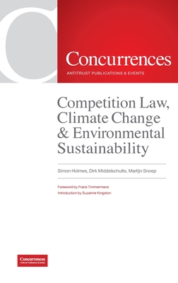 Competition Law, Climate Change & Environmental Sustainability Cover Image