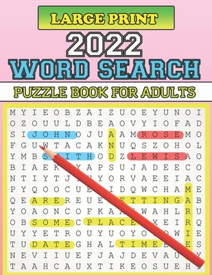 2022 Large print Word Search Puzzle Book For Adults: Large Print Word-Finds Puzzle Book With Adults And Senior (100 Word Find Puzzles for Elderly with Cover Image