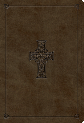 ESV Student Study Bible (Trutone, Olive, Celtic Cross Design) Cover Image