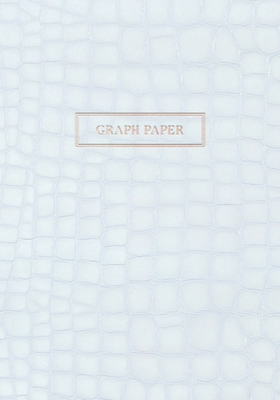 Graph Paper: Executive Style Composition Notebook - White Alligator Skin Leather Style, Softcover - 7 x 10 - 100 pages (Office Esse By Birchwood Press Cover Image