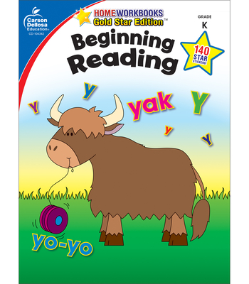 Beginning Reading, Grade K: Gold Star Edition Volume 3 (Home Workbooks) Cover Image