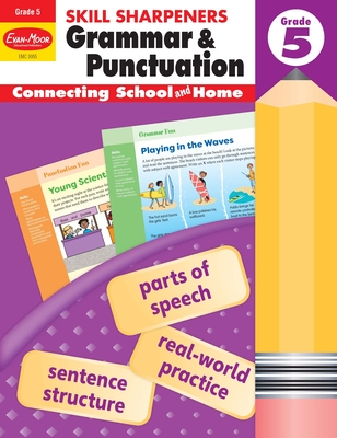 Skill Sharpeners: Grammar & Punctuation, Grade 5 Workbook By Evan-Moor Corporation Cover Image