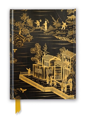 Chinese Lacquer Black & Gold Screen (Foiled Journal) (Flame Tree Notebooks)