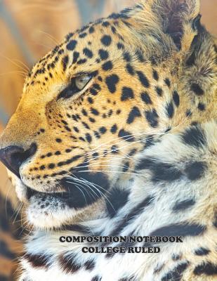 Composition Notebook College Ruled: High School, Cheetah, College, Animal, Nature Cover, Cute Composition Notebook, College Notebooks, Girl Boy School Cover Image