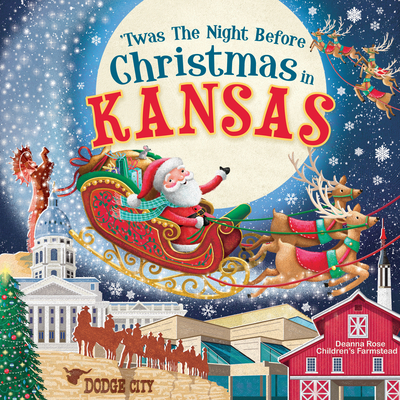 'Twas the Night Before Christmas in Kansas By Jo Parry (Illustrator) Cover Image