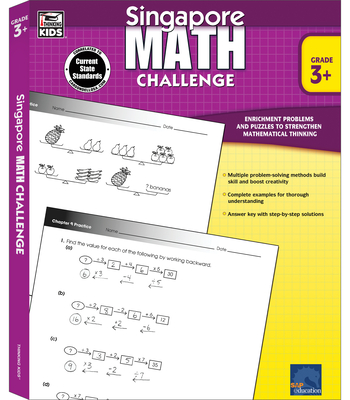 Singapore Math Challenge, Grades 3 - 5: Volume 19 Cover Image
