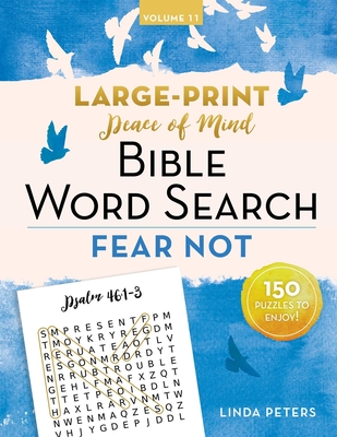 Peace of Mind Bible Word Search: Fear Not Cover Image