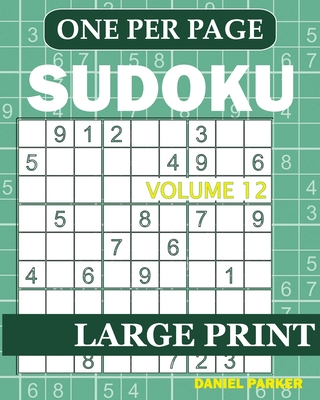 Large Print Easy Sudoku: Sudoku Puzzle Book For Adults Volume 12 Cover Image