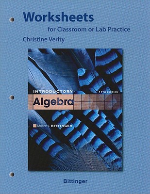 Introductory Algebra Worksheets For Classroom Or Lab Practice Paperback Sparta Books