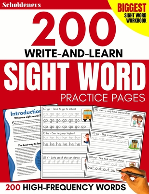 200 Write-and-Learn Sight Word Practice Pages: Learn the Top