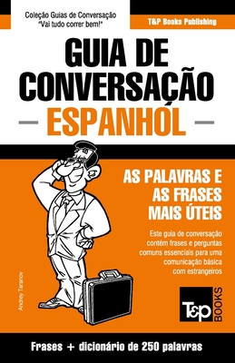 Guia de Conversação Português-Espanhol e mini dicionário 250 palavras Cover Image