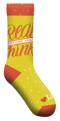 Read Before You Think Socks By Gibbs Smith Gift (Created by) Cover Image