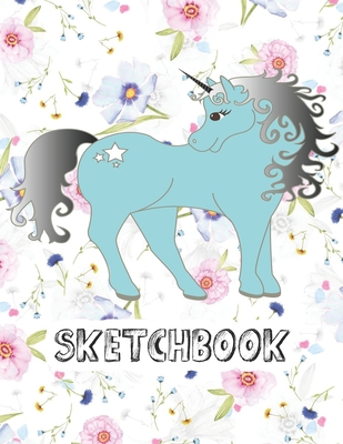 Sketch Book for girls: Notebook for Drawing, Writing, Painting, Sketching  or Doodling, 110 Pages, 8.5x11 (Paperback)