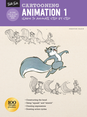 Cartooning: Animation 1 with Preston Blair: Learn to animate step by step (How to Draw & Paint) Cover Image