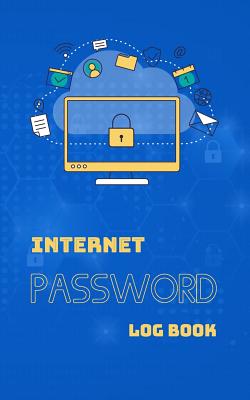 Internet Password Log Book Cover Image