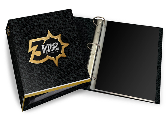 The Blizzard 30th Anniversary Pin Portfolio Binder W/Exclusive Pin By Blizzard Entertainment Cover Image