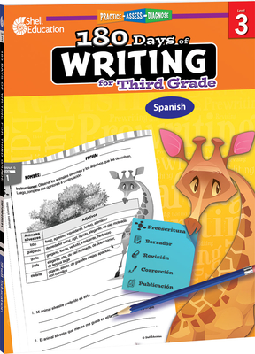 180 Days of Writing for Third Grade (Spanish): Practice, Assess, Diagnose (180 Days of Practice) Cover Image
