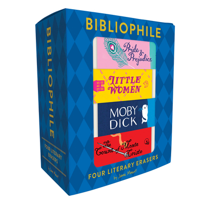 Bibliophile Literary Erasers By Jane Mount (Illustrator) Cover Image