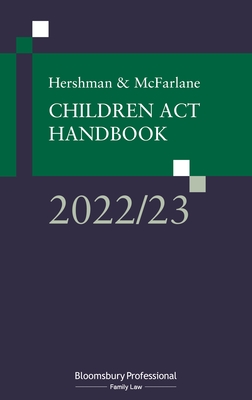 Hershman and McFarlane: Children ACT Handbook 2022/23 Cover Image