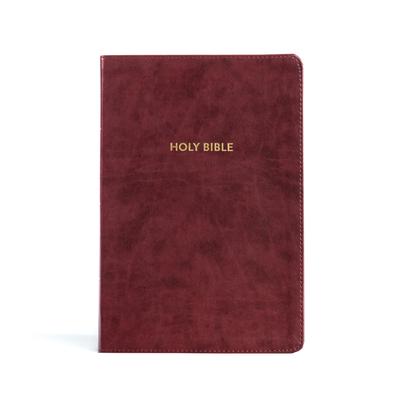 KJV Rainbow Study Bible, Burgundy LeatherTouch By Holman Bible Publishers Cover Image