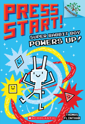 Super Rabbit Boy Powers Up! A Branches Book (Press Start! #2) Cover Image