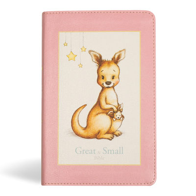 KJV Great and Small Bible, Pink LeatherTouch: A Keepsake Bible for Babies Cover Image