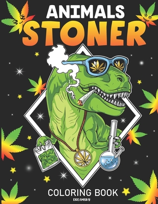 Download Stoner Animals Coloring Book 30 Hilarious Weed Smoking Animals With Funny Pot Quotes Puns Jokes Marijuana Gifts For Men Women Paperback Murder By The Book