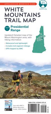 AMC White Mountains Trail Map 1: Presidential Range Cover Image