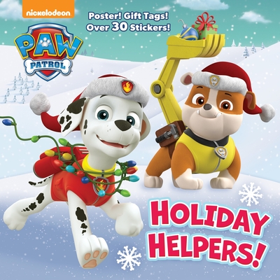 Holiday Helpers! (PAW Patrol): A Holiday Book for Kids and Toddlers with Over 30 Stickers (Pictureback(R))