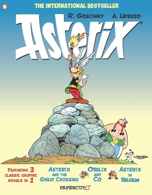 Asterix Omnibus #8: Collecting Asterix and the Great Crossing, Obelix and Co, Asterix in Belgium Cover Image