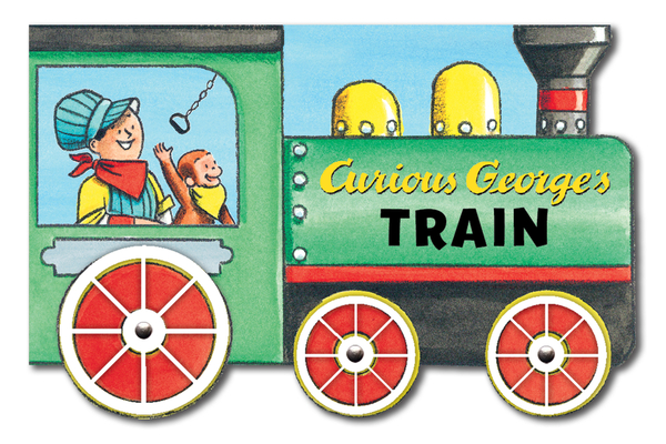 Curious George's Train (Mini Movers Shaped Board Books) Cover Image