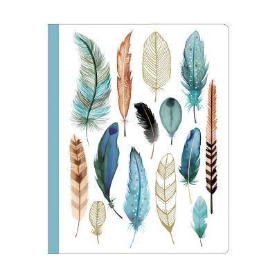 Feathers Deluxe Spiral Notebook Cover Image
