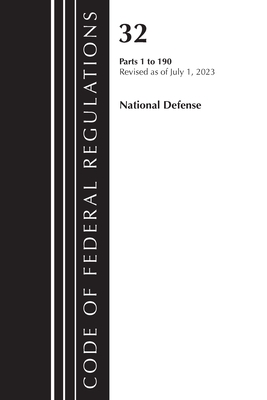 Code of Federal Regulations, Title 32 National Defense 1-190, Revised as of July 1, 2023 Cover Image