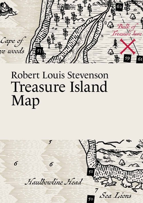 Robert Louis Stevenson: Treasure Island Map Cover Image