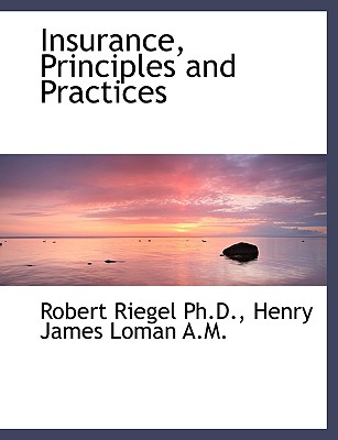 Insurance, Principles and Practices Cover Image
