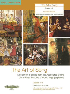 The Art of Song, Grades 1-3 (Medium/Low Voice): A Selection of Songs from the Abrsm Syllabus (Edition Peters) By Alfred Music (Other) Cover Image