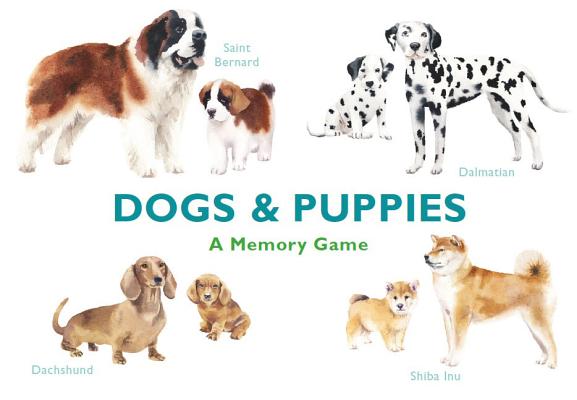 Dogs & Puppies: A Memory Game By Marcel George, Emma Aguado Cover Image