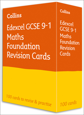 Collins GCSE 9-1 Revision – New Edexcel GCSE 9-1 Maths Foundation Revision Flashcards By Collins GCSE Cover Image